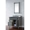 James Martin Vanities Brittany 36in Single Vanity, Urban Gray w/ 3 CM Charcoal Soapstone Quartz Top 650-V36-UGR-3CSP - alternate 3